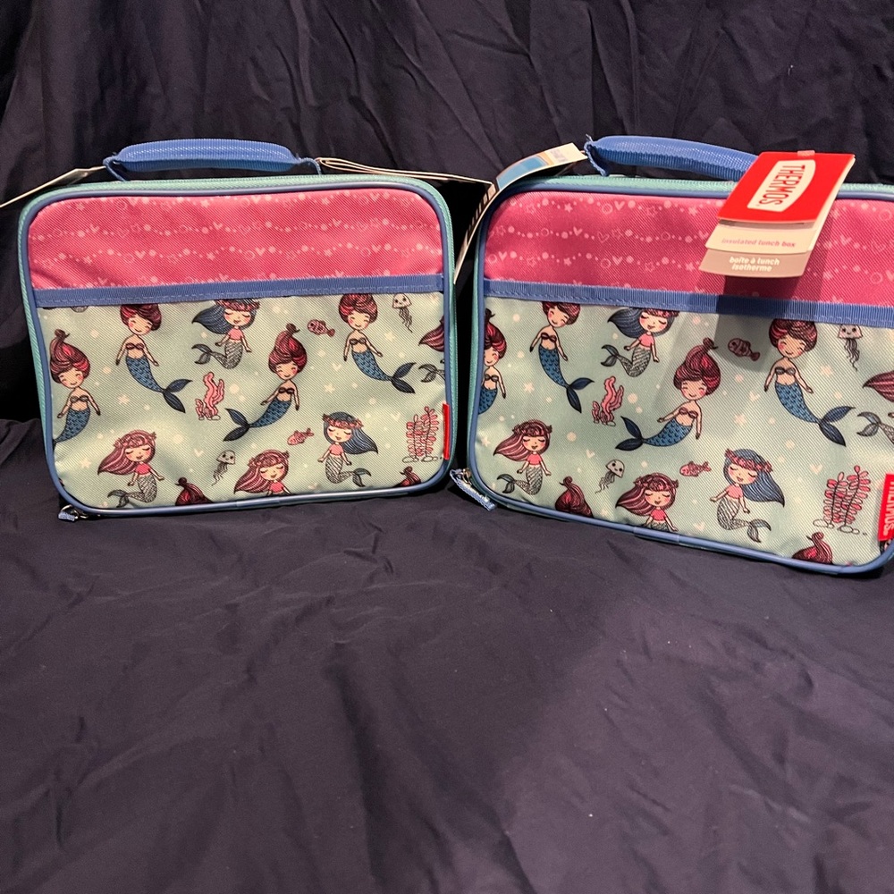 Girl Mermaid Lunch Bags